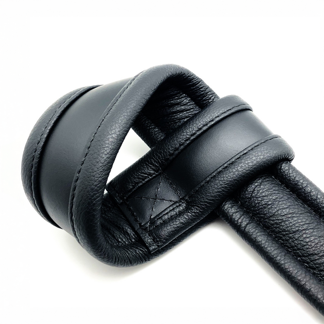 Leather Suspension Handcuffs - Black 3