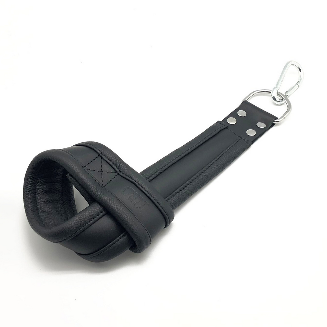 Leather Suspension Handcuffs - Black 2