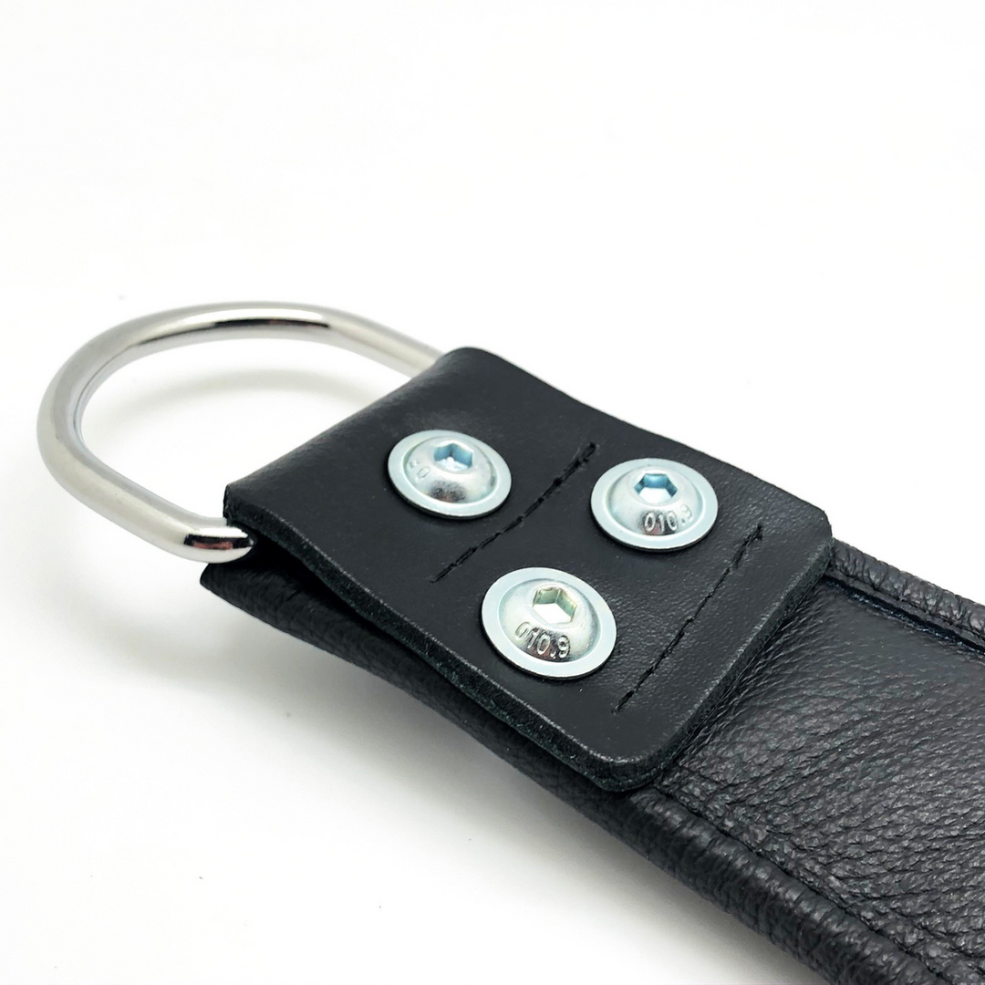Leather Suspension Handcuffs - Black 5