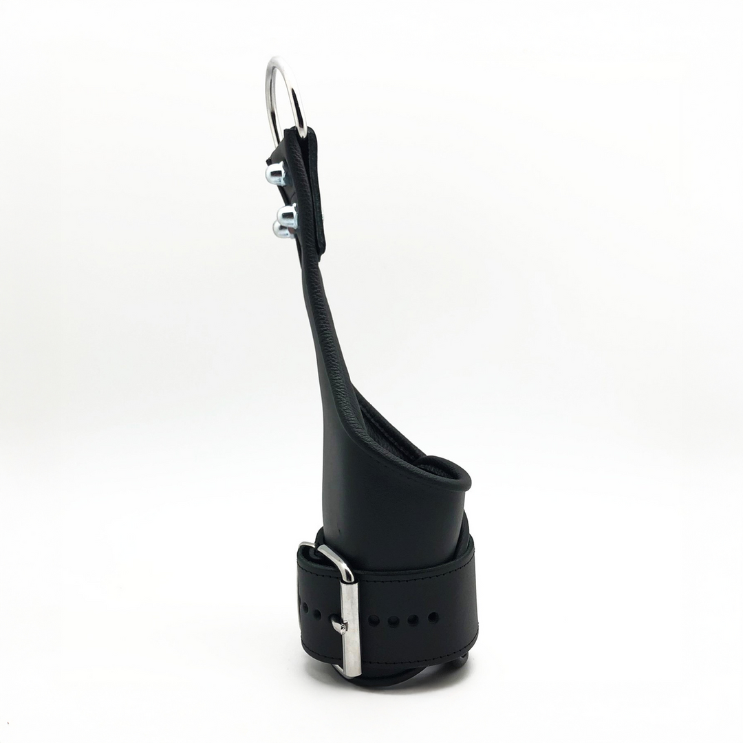Leather Suspension Handcuffs - Black 2