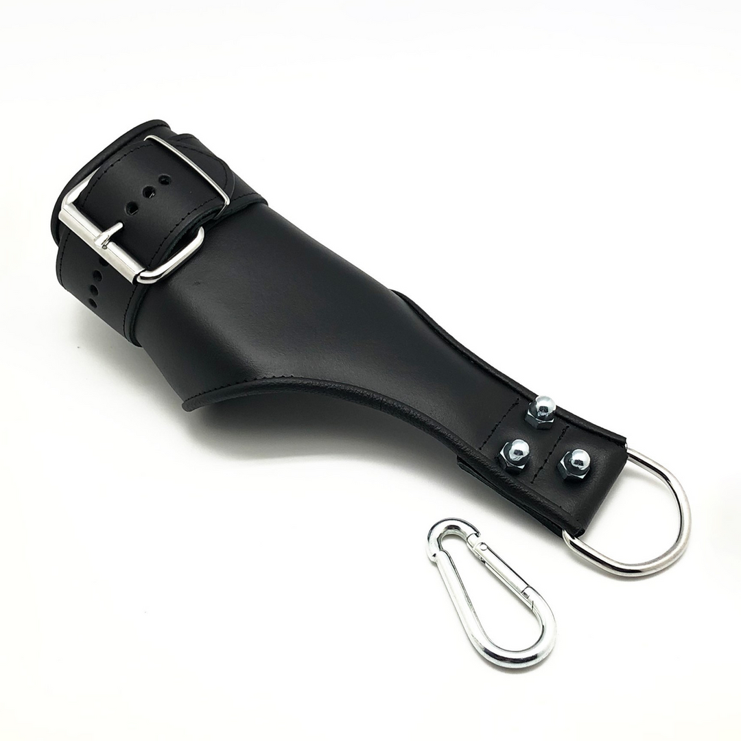 Leather Suspension Handcuffs - Black 3