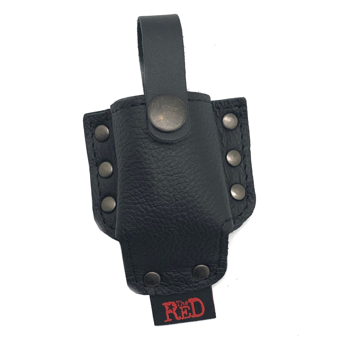 Leather Aroma Bottle Holder for Harness - Black 2
