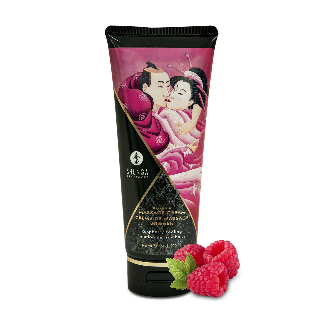 Kissable Massage Cream - Rasberry Feeling - 7 floz / 200 ml 1