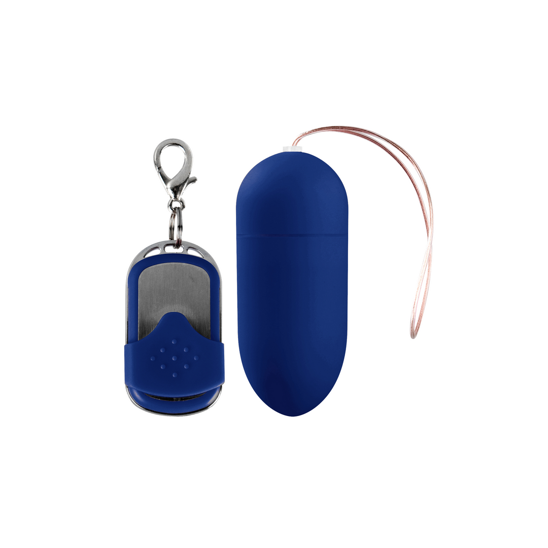 Vibrating Egg with 10 Speeds and Remote Control - L - Blue 1