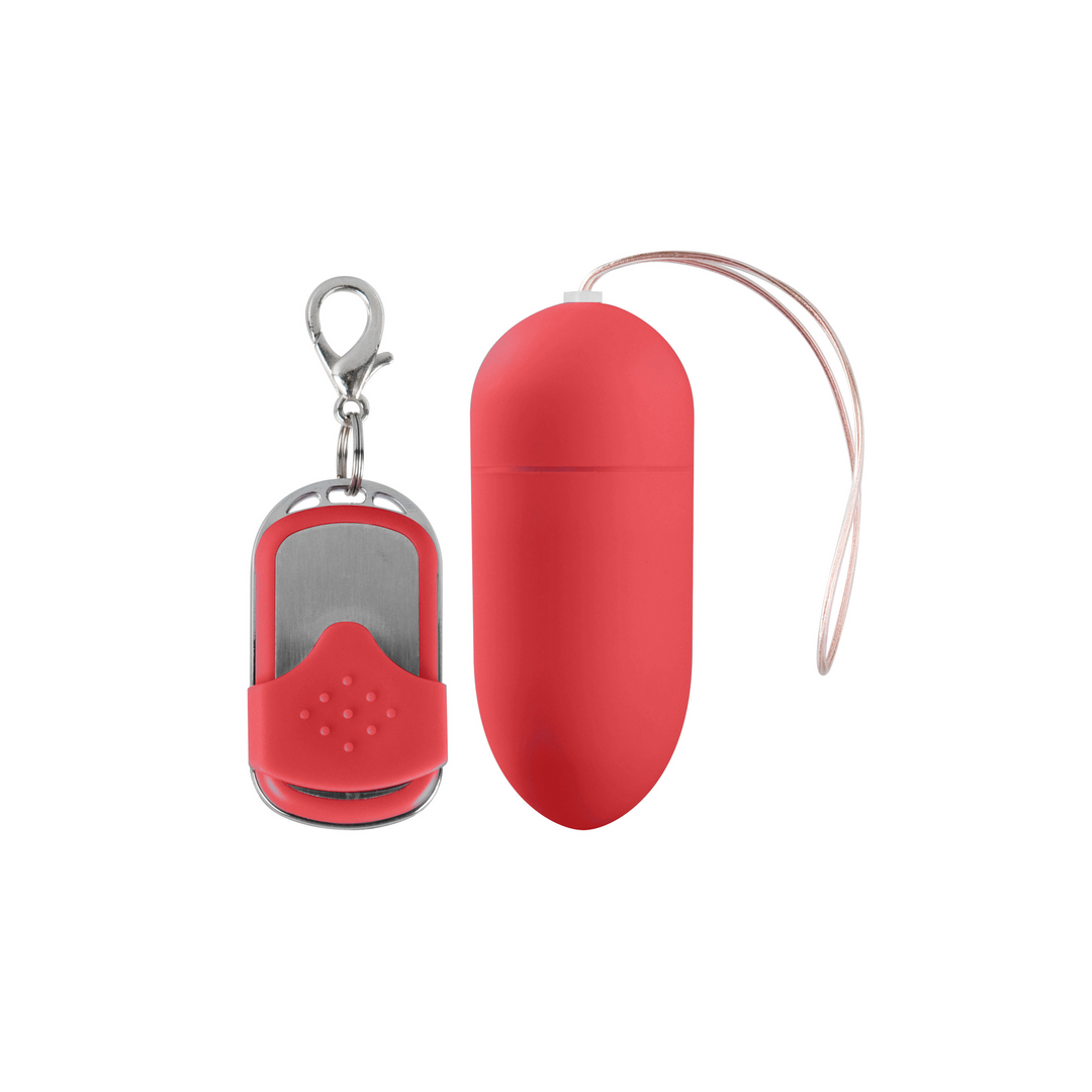 Vibrating Egg with 10 Speeds and Remote Control - L - Pink 1