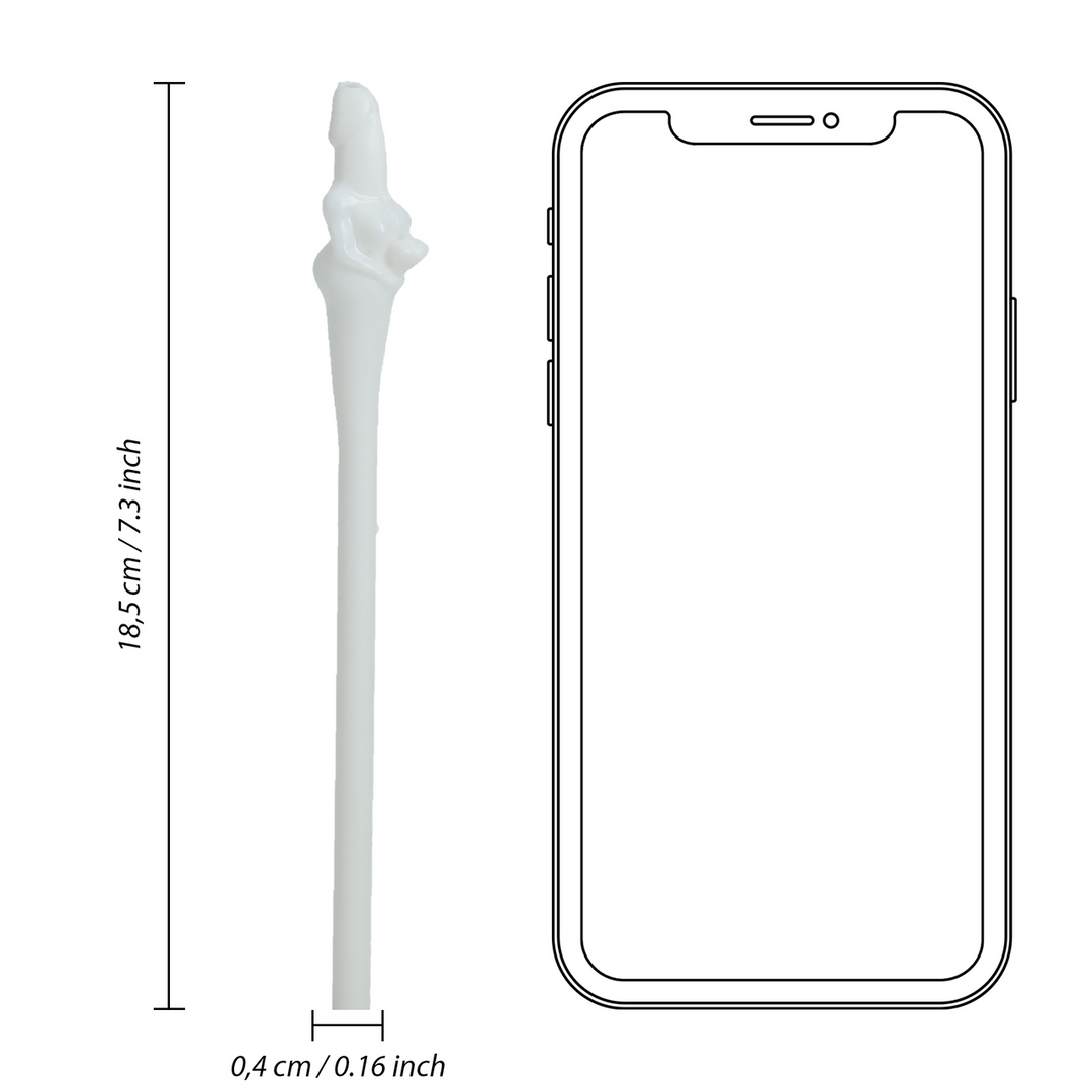 Bride Straws - White 3