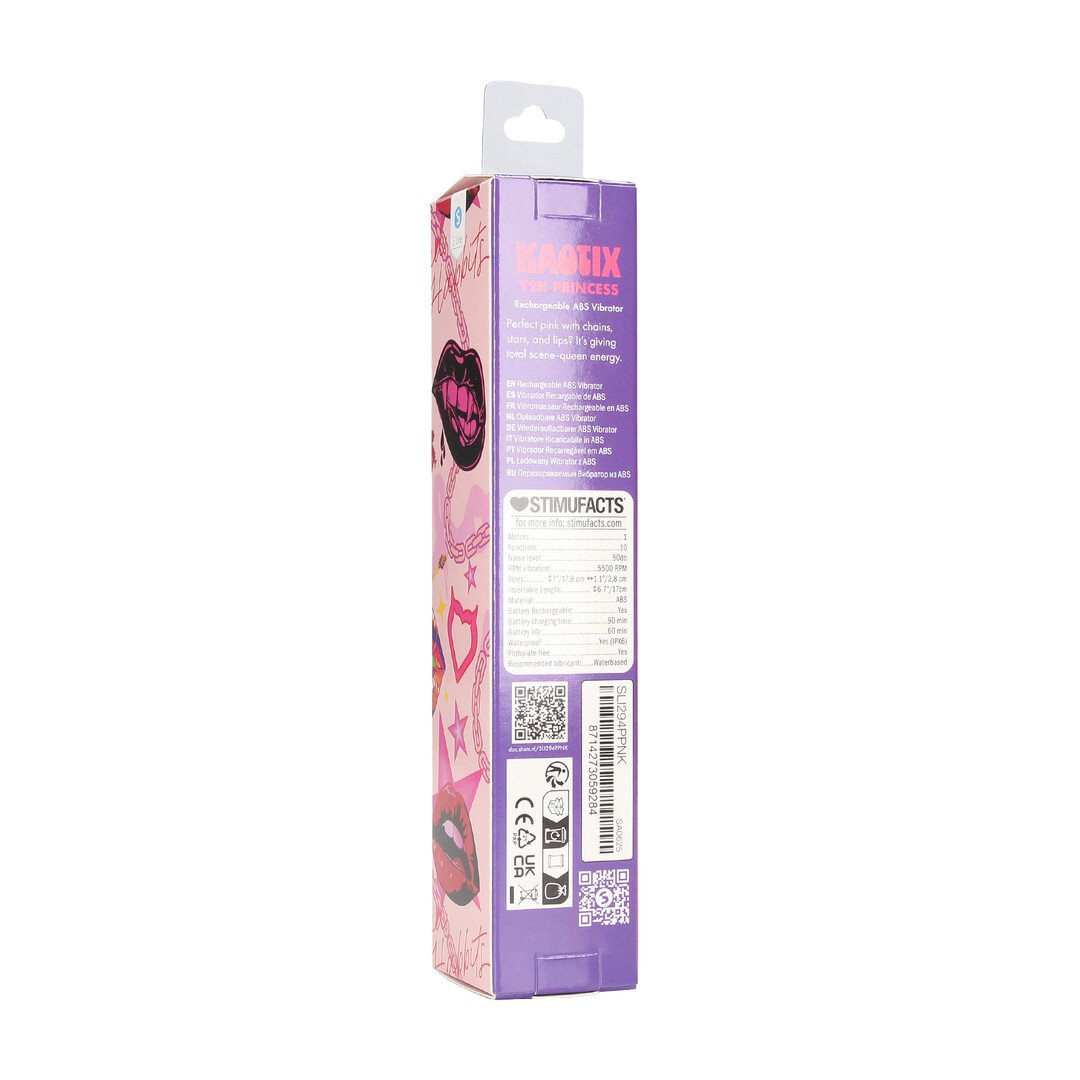 Kaotix - Y2K Princess - Rechargeable Vibrator - Powder Pink 3