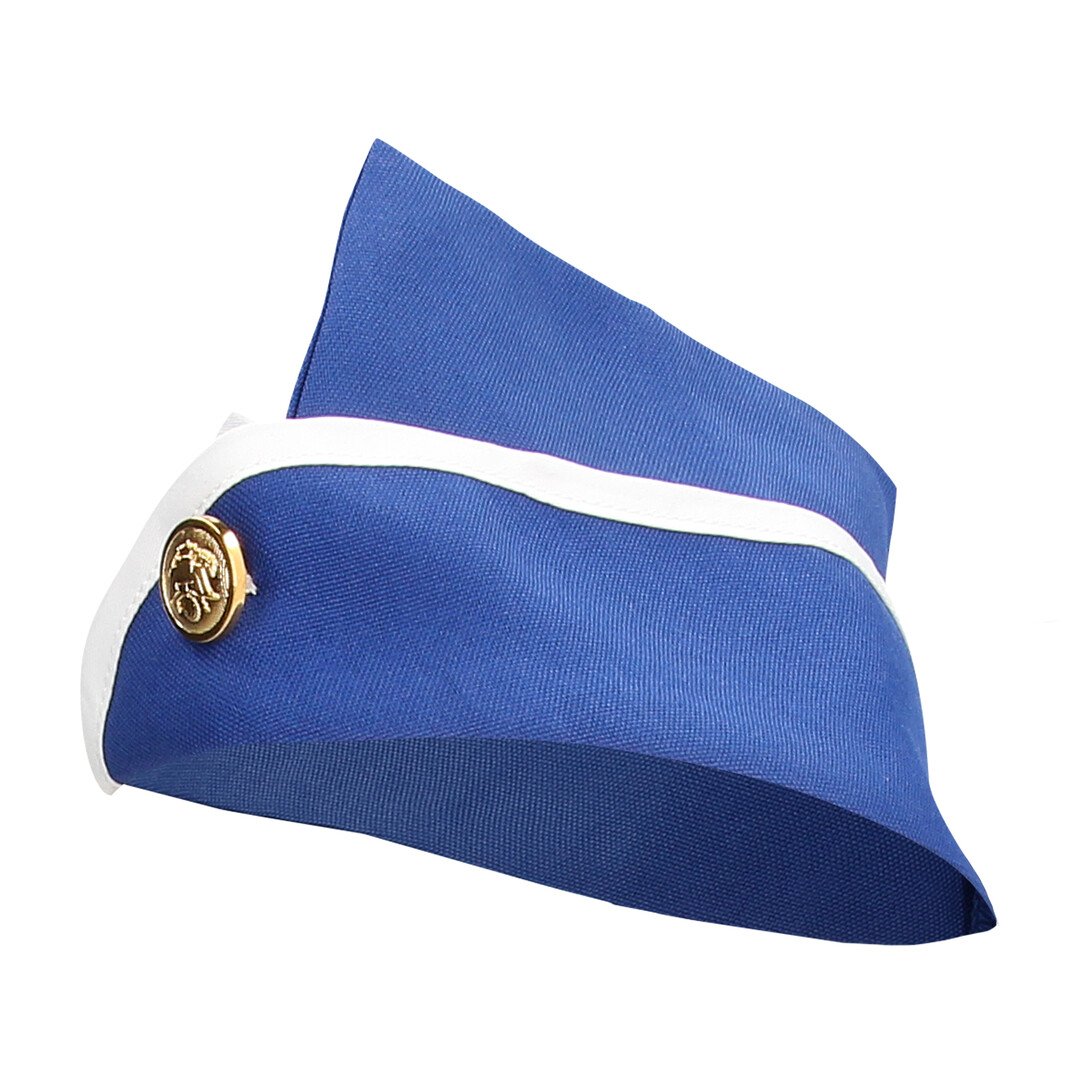 Stewardess Costume - S/M - Blue/White 4