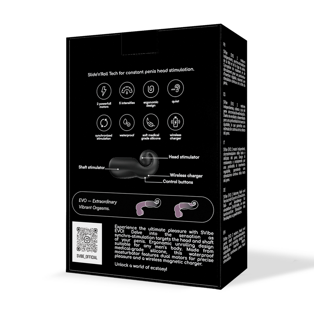 EVO - Dual Male Stimulator - Black 3