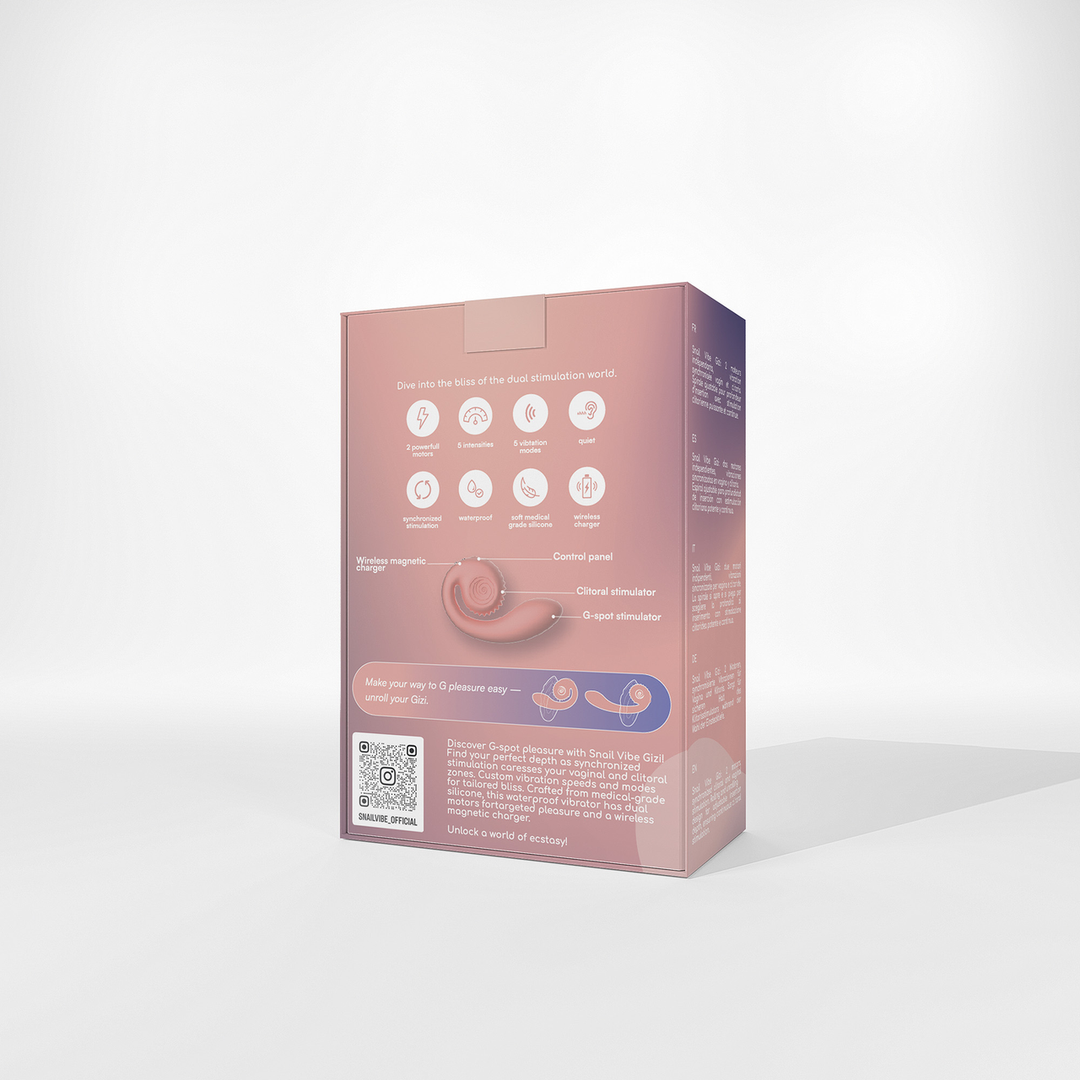 GIZI - Dual G-Spot Stimulator - Peachy Pink 3