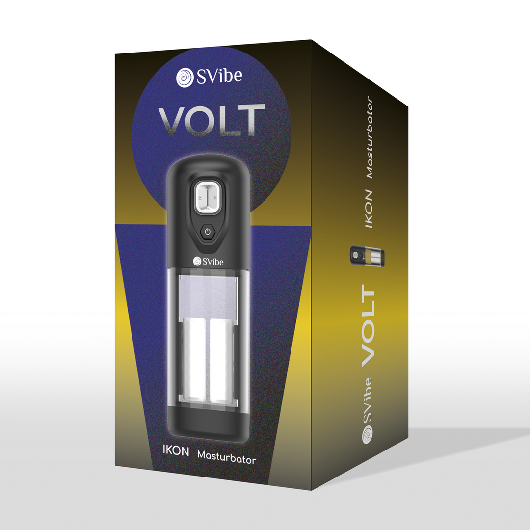 Ikon VOLT - Vibrating Rubbing Heating Masturbator - Transparent 2