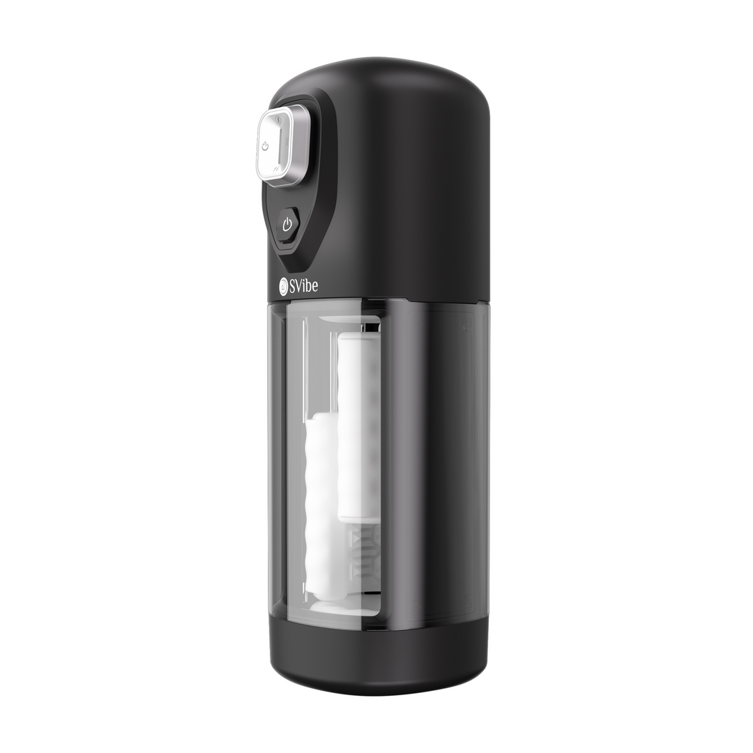 Ikon VOLT - Vibrating Rubbing Heating Masturbator - Transparent 5