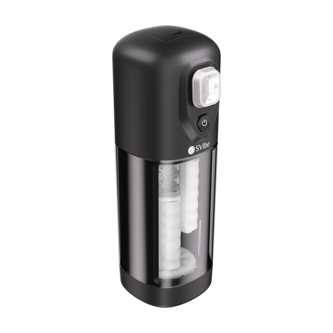 Ikon VOLT - Vibrating Rubbing Heating Masturbator - Transparent 6