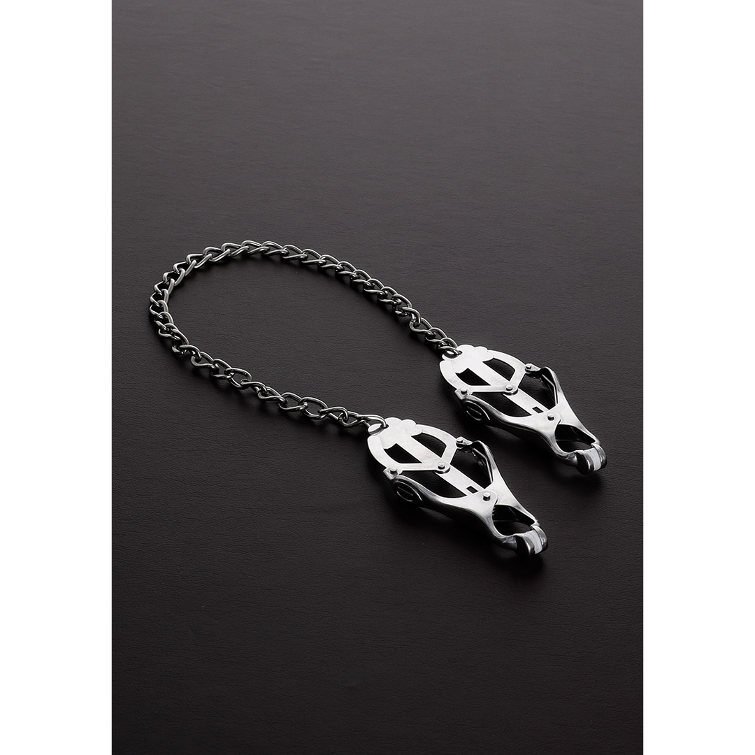 Clover Nipple Clamp with Chain 1