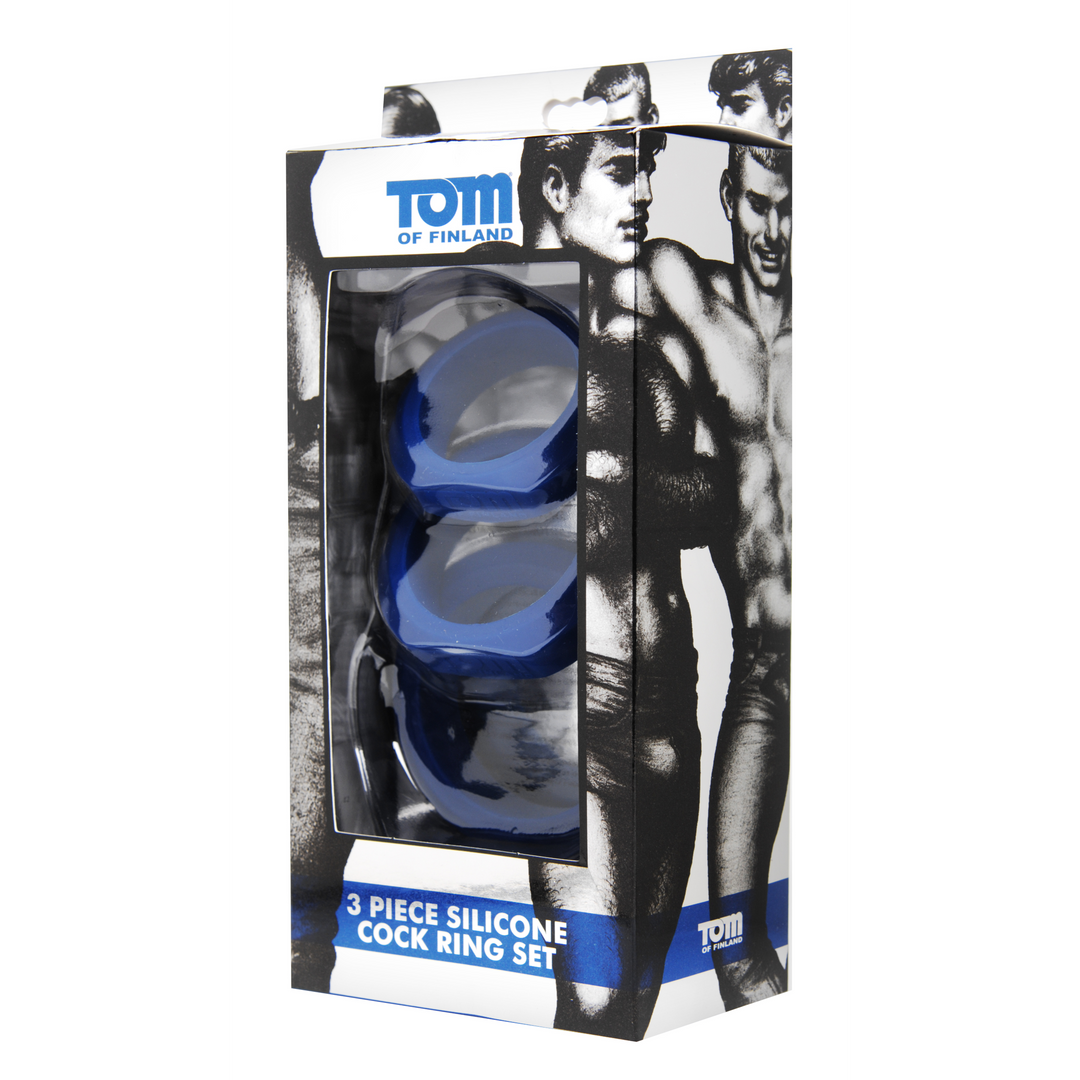 3-Piece Silicone Cockring Set 2