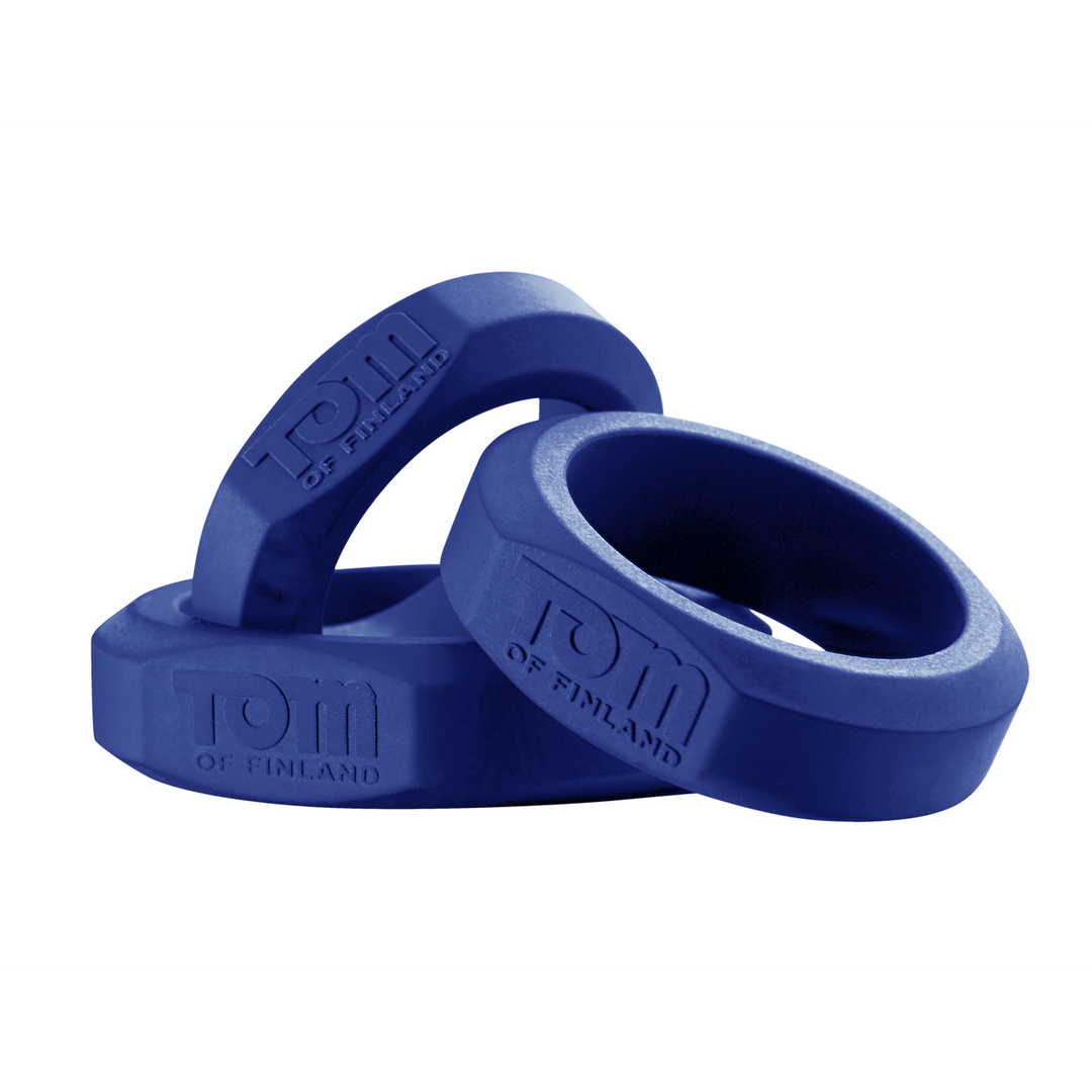 3-Piece Silicone Cockring Set 1