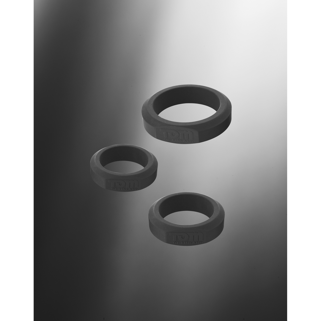 3-Piece Silicone Cockring Set 3