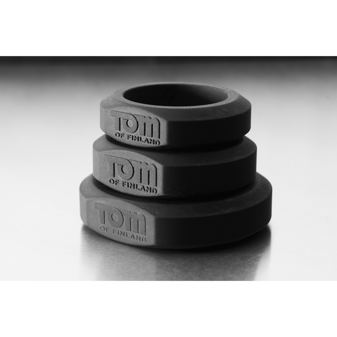 3-Piece Silicone Cockring Set 1