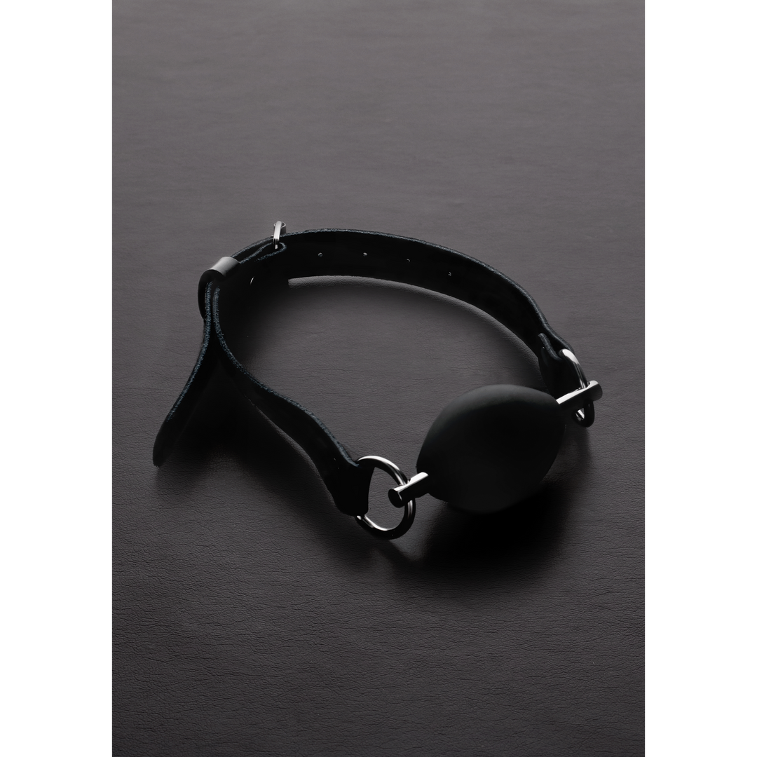 Oval Silicone Ball Gag 1