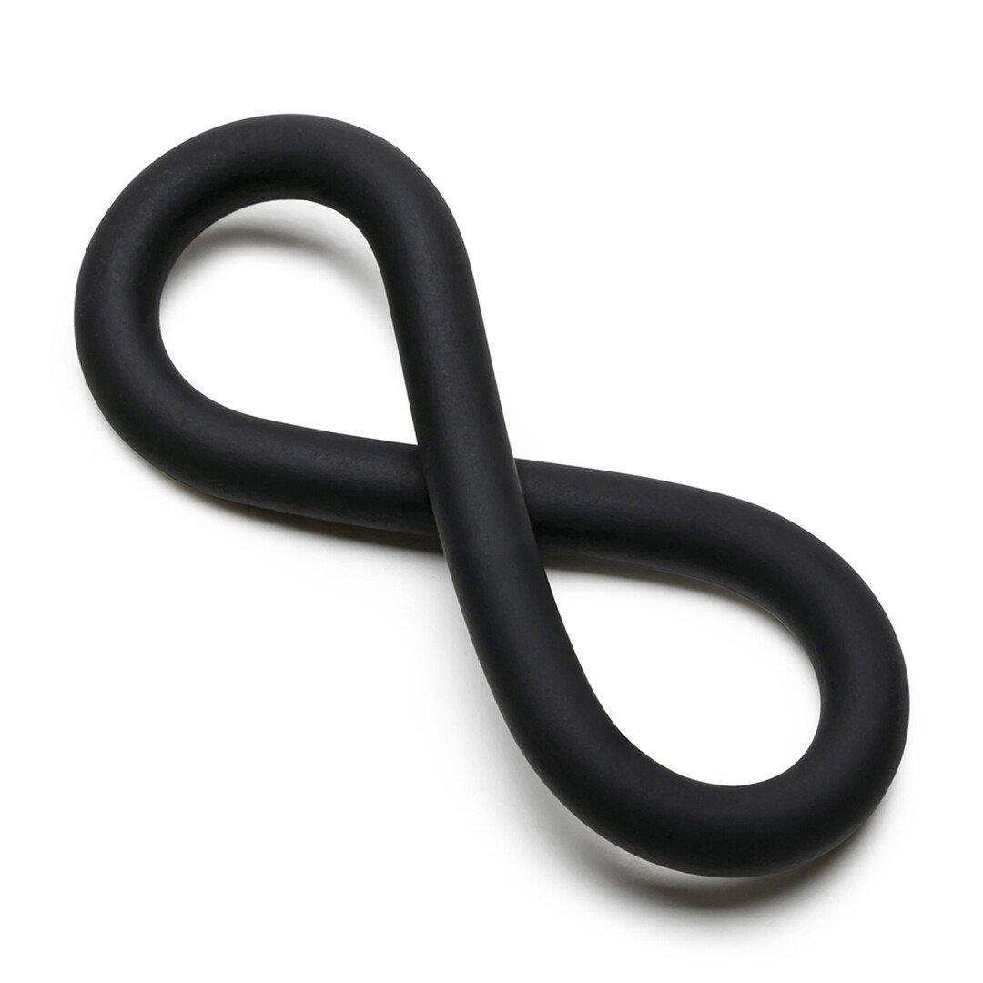 Silicone Hefty Wrap Ring - Cockring - 9 / 22,9 cm - Black 1
