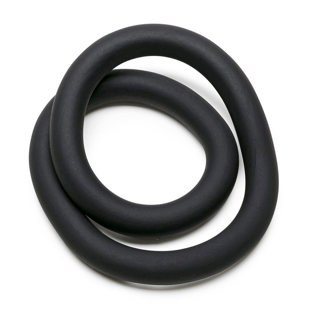 Silicone Hefty Wrap Ring - Cockring - 12 / 30,5 cm - Black 4