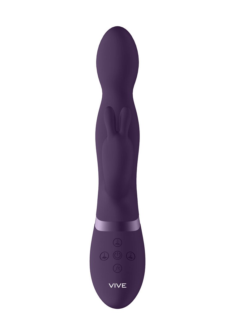 Niva - Rotating Rabbit Vibrator - Purple 5