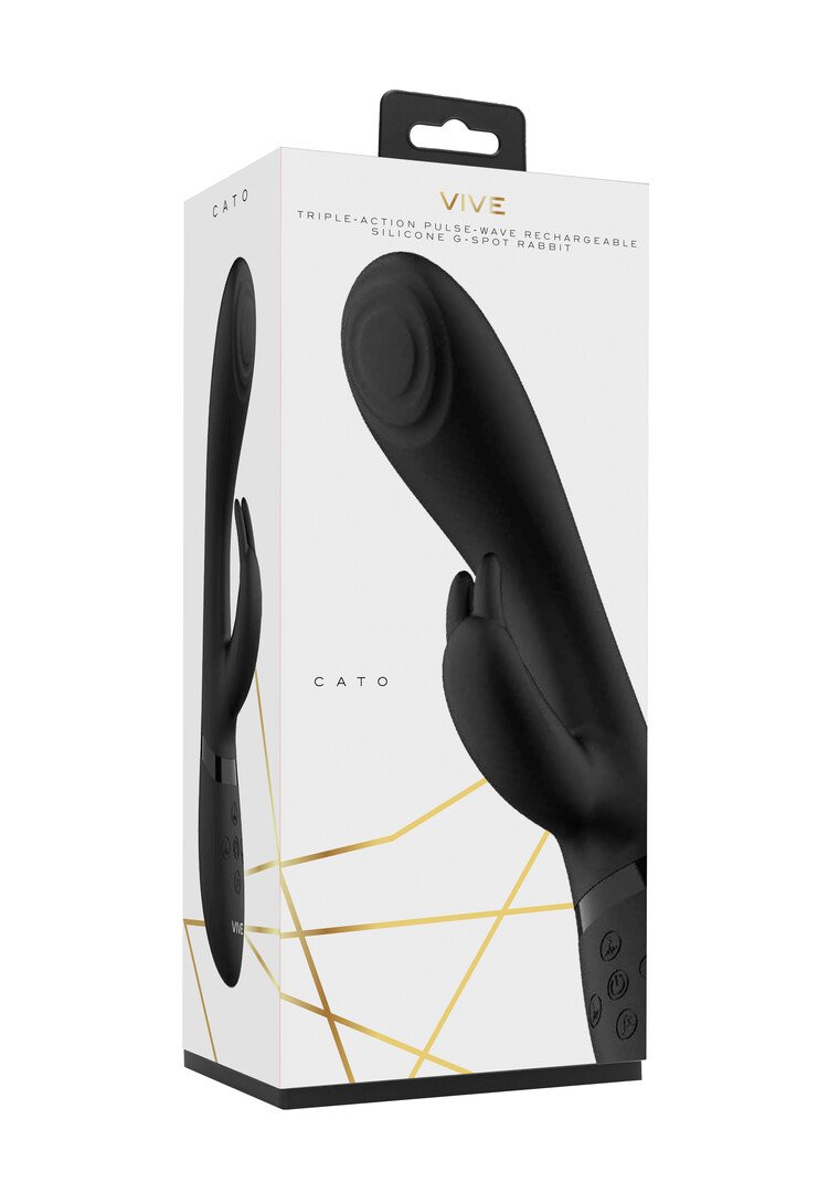 Cato - Pulse G-spot Rabbit - Black 2