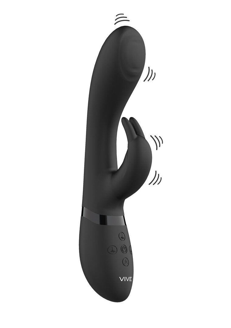 Cato - Pulse G-spot Rabbit - Black 4
