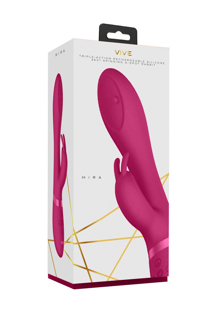 Mira - Spinning G-spot Rabbit - Pink 2