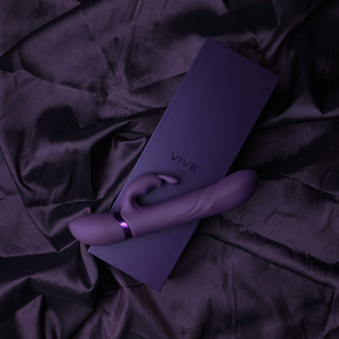 Nari - Vibrating and Rotating Beads, G-Spot Rabbit - Purple 6