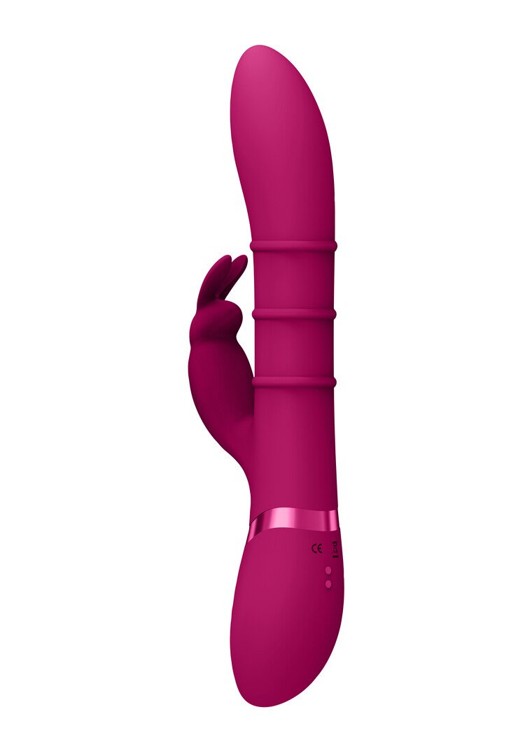 Sora - Up Down Stimulating Rings, Vibrating G-Spot Rabbit - Pink 4