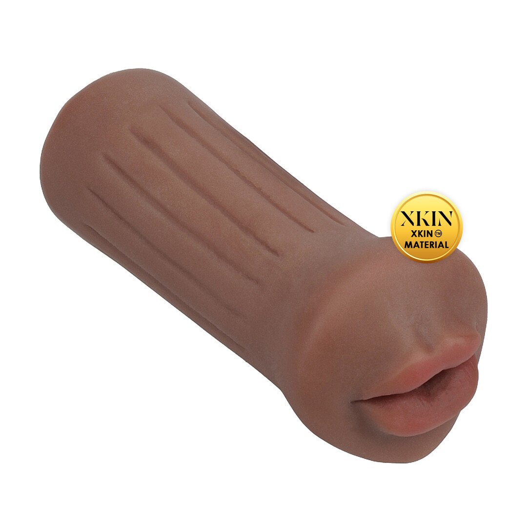 Raw - The Grip - TPE Small Masturbator - 137g - Brown 1