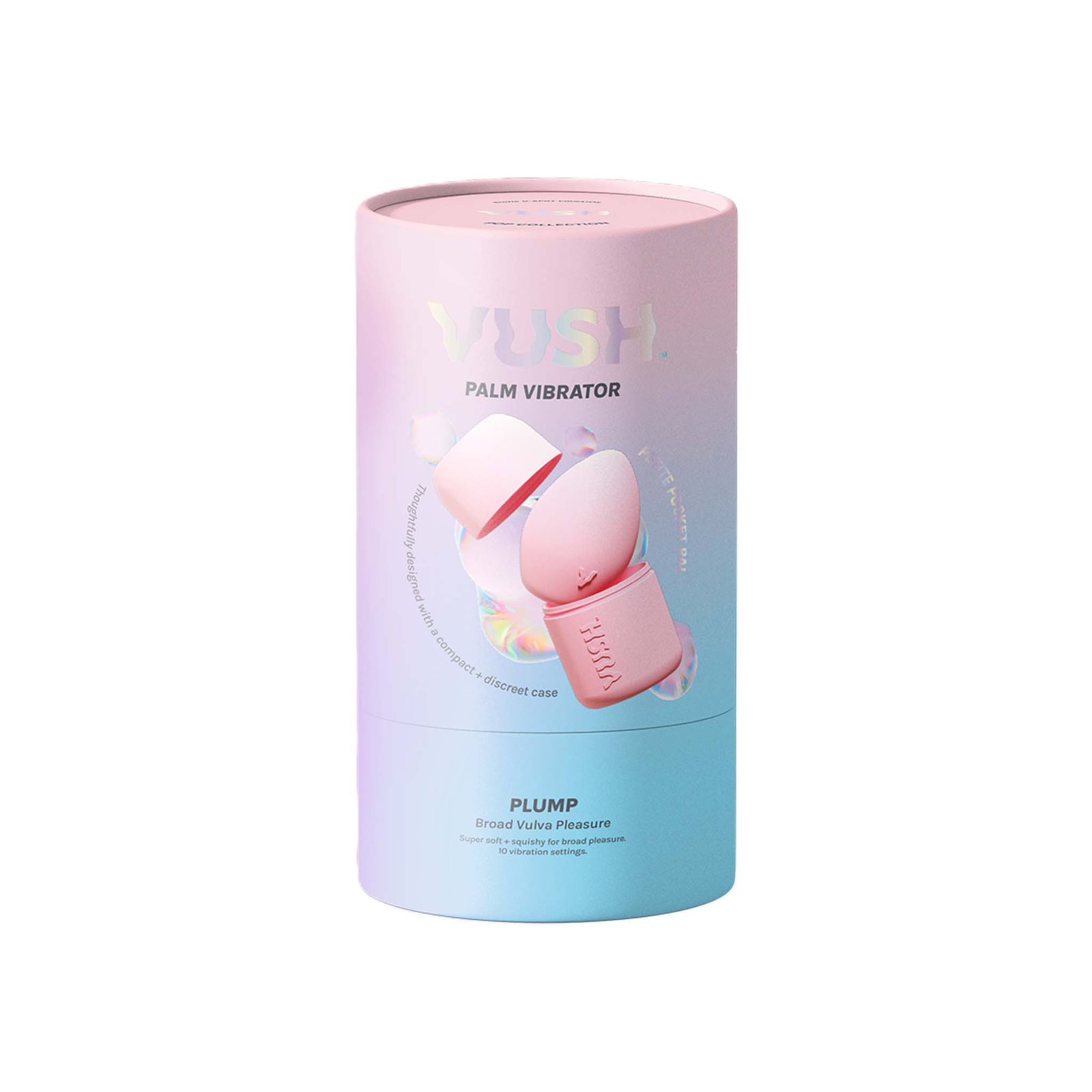 Vush - Pop - Plump Palm Vibrator Pink 3